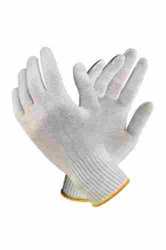 Reusable And Washable Full Finger Cotton Knitted Hand Gloves