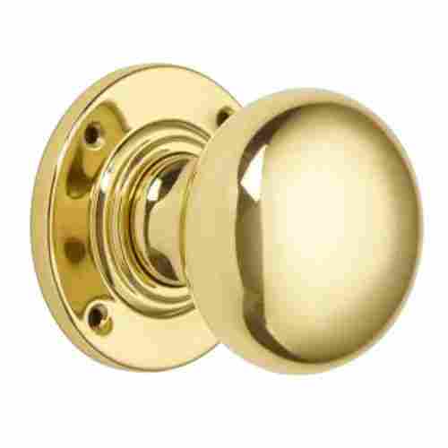 2 Inch Non Rusted Round Polished Finish Brass Door Knob
