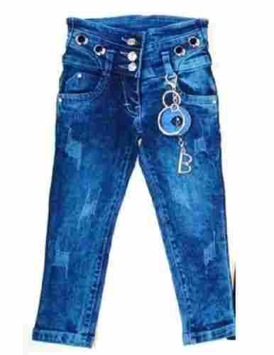 20 Inch Length Denim Modern Baby Girl Jeans