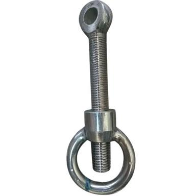 Silver 6 Mm Round Head Polished Finish Stainless Steel Eye Bolt 