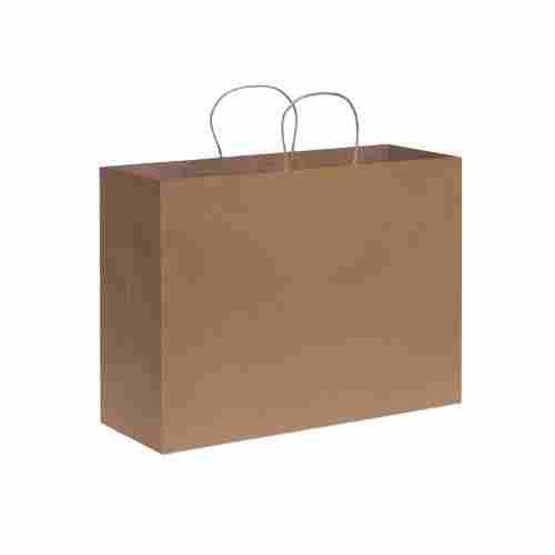 Recyclable And Eco Friendly Plain Dyed Paper Carrier Bag With Handle