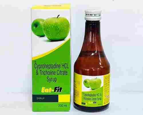 Cyproheptadine Hcl & Tricholine Citrate Syrup 200 Ml, Eat-Fit Syrup