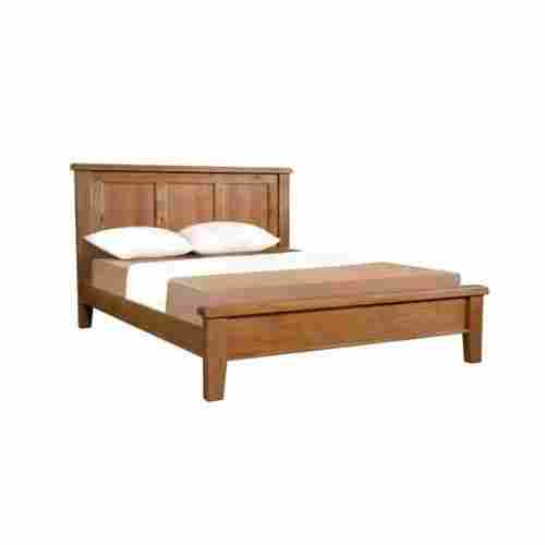 Pine Yellow Shade Based Wooden Double Bed for Bedroom - Size 36 X 63 Inches