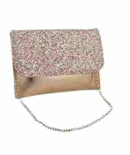 Shimmery Look Shoulder Length Handle Party Sling Bags