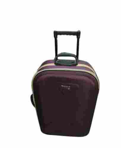 Four Wheeler Zipper Canvas Trolley Bag For Travel Use