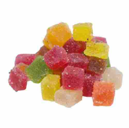 Tasty Mixed Fruit Flavor Cube Shape Sugar Candies