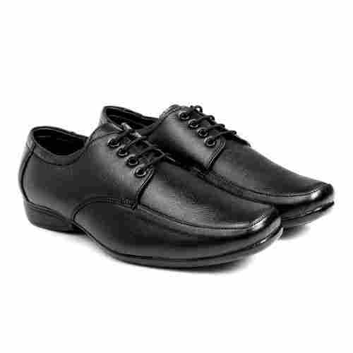 Formal Wear Round Toe Plain Artificial Leather Shoes For Mens