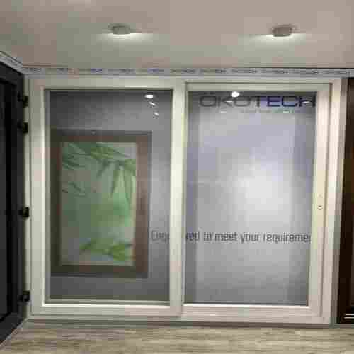 Rectangular Shape Upvc Glass Door For Home And Hotel Use