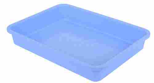 10cm with 400gm weight Plain Rigid HDPE Plastic Tray