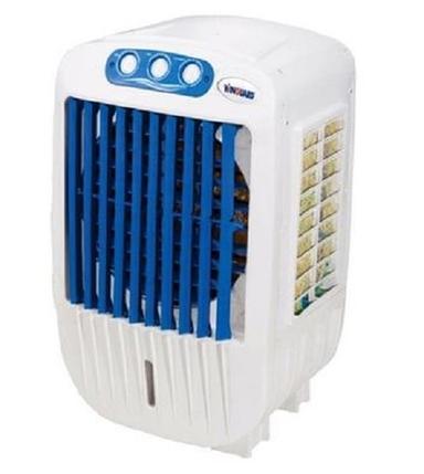 White And Blue 2.5 X 1.5 X 2 Foot 240 Volt Electrical Floor Standing Plastic Air Cooler For Home