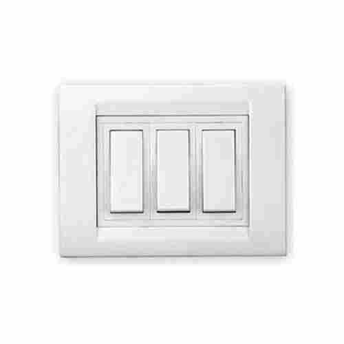 6 Ampere and IP30 Protection Level Based Polycarbonate Modular Electrical Switch