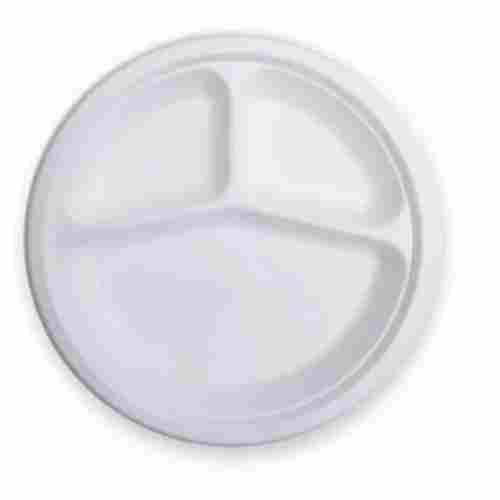 Light Weight Round and Plain Disposable Plastic Plate - 10 Inches
