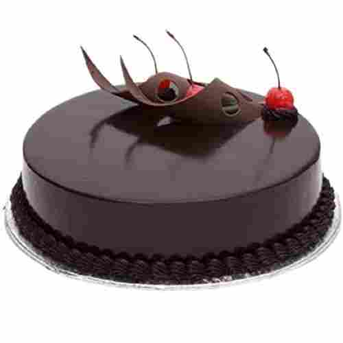 Mouth Watering Delicious Tasty Round Sweet Eggless Chocolate Cake