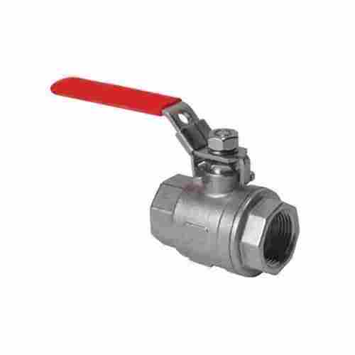 Polished Silver Stainless Steel Ball Valve For Water Fitting