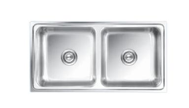 1040x545MM Stainless Steel Rectangular Double Bowl Kitchen Sink