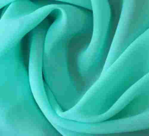 15 Meter Long Washable Plain Dyed Georgette Fabric 