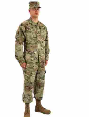 Full Sleeve Cotton Printed Formal Style Army Uniform