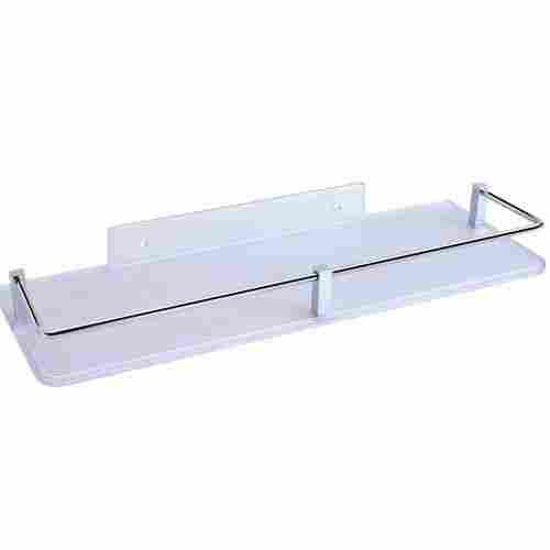 12x5x0.3 Inches Glossy Bathroom Stainless Steel Wall Shelf