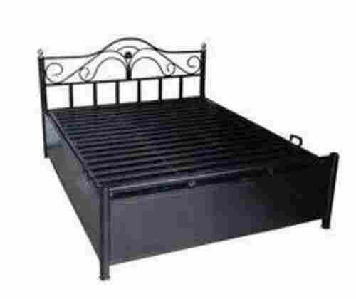 6x4x1 Foot 46.3 Kilograms Paint Coated Wrought Iron Double Bed