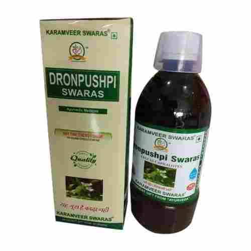 500 Milliliter Dronpushpi Swaras Ayurvedic Syrup With 24 Months Shelf Life 