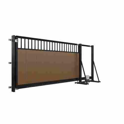 12x6 Foot 3 Inch Thick Paint Coated Mild Steel Automatic Sliding Door 