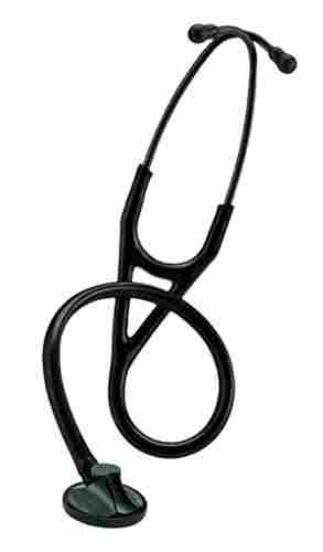 25 Inches 450 Gram Black Plated Finish Doctor Cardiology Stethoscope For Hospitals