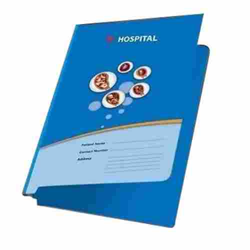 Rectangular Printed Cover A4 Size Poly Vinyl Chloride Hospital File