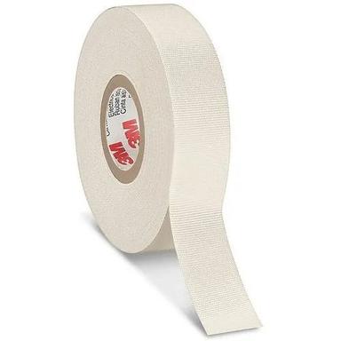 White 1.2 Mm Thick 30 Meter Single Sided Plain Cotton Glass Cloth Tape