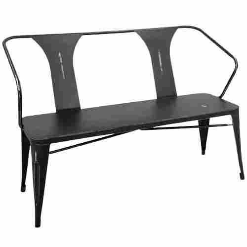 22x35x45 Inches Modern Powder Coated Cast Iron Bench For Outdoor 