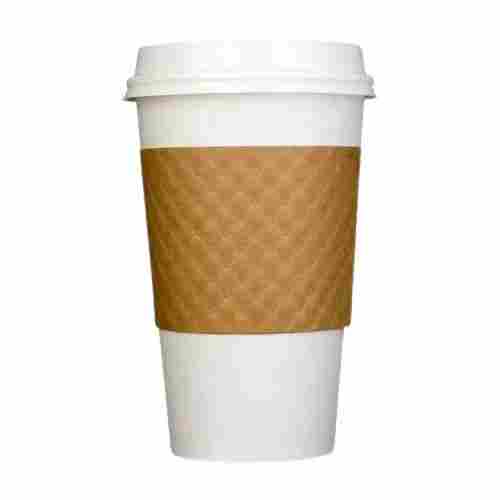 3.5 Inches Round 350ml Eco Friendly Plain Paper Coffee Cup With Lid
