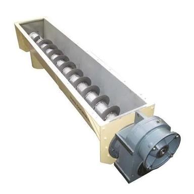 Silver 440 Volts Heat Resistant Automatic Stainless Steel Screw Conveyor