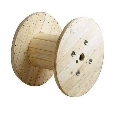 Brown 4 Kilograms 500 Mm Round Termite Proof Wooden Cable Drum 