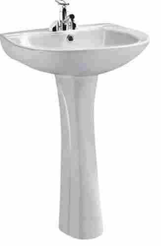 Pedestal Wash Basin For Bathroom, Size 23 Inch x 18.50 Inch