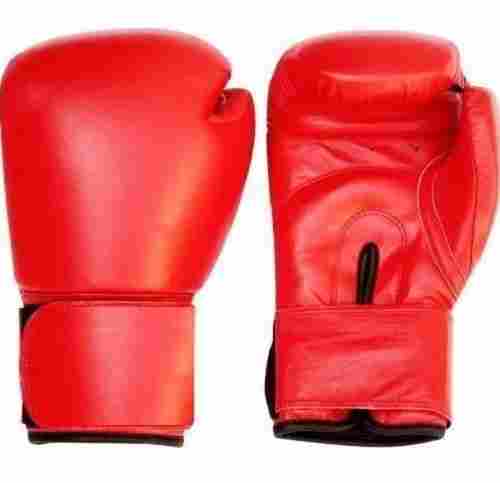 Plain Red Color Neoprene Kick Boxing Gloves