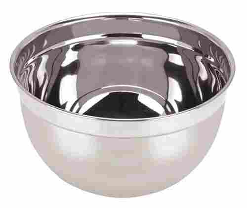 220ml Capacity 4 Inches Round Mirror Finished Stainless Steel Silver Bowl