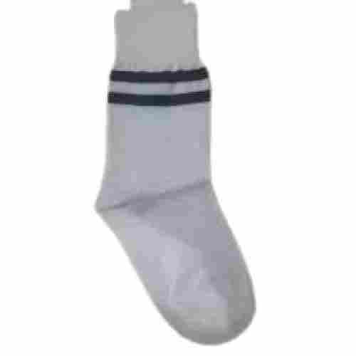 Kids Good Quality Standard Size Plain White Cotton Socks