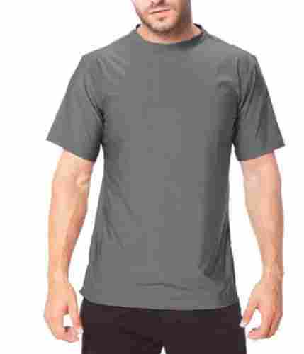 Short Sleeve Round Neck Polyester T Shirt For Mens