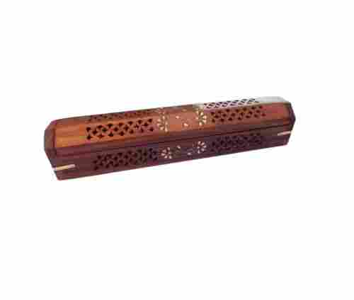 12x2x2 Inches Antique Imitation Wooden Incense Box For Home Decoration