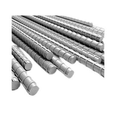 Round Shape Fe 550 Grade Silver Alloy Tmt Steel Bars Application: Construction