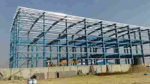 15-20 Feet Mild Steel Peb Structural Shed For Industrial Use