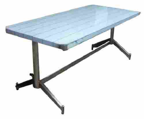 4x3x4 Feet Rectangular Modern Stainless Steel Canteen Table 
