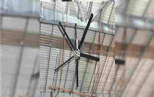 Electric 5 Blade Stainless Steel Hvls Fan For Industrial Use