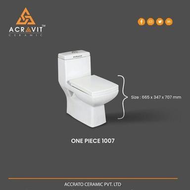 One Piece Western Toilet For Home And Hotel Use Efficiency: High