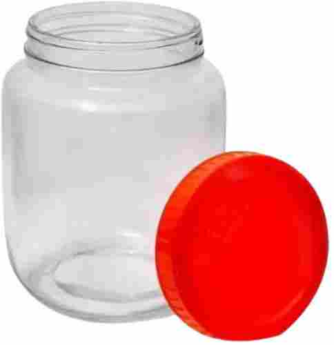 240 Grams 6mm Thick 800ml Glass Food Jar With Pvc Screw Cap
