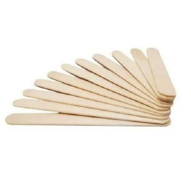 Brown 6 Inch Disposable Wooden Ice Cream Stick