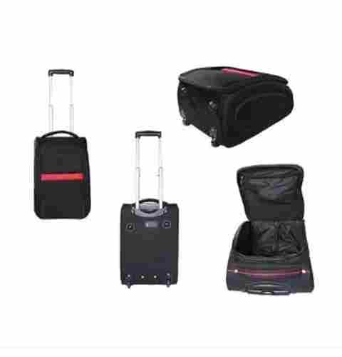 Handle Bottom Wheels Strong Long Lasting Nylon Trolley Bags For Travelling Purposes
