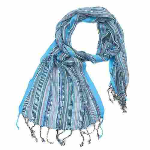 Machine Made Short Cotton Printed Scarf For Winter Use