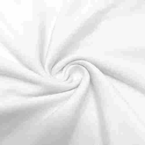 Shrink Resistant Pure White Cotton Fabric For Making Garments