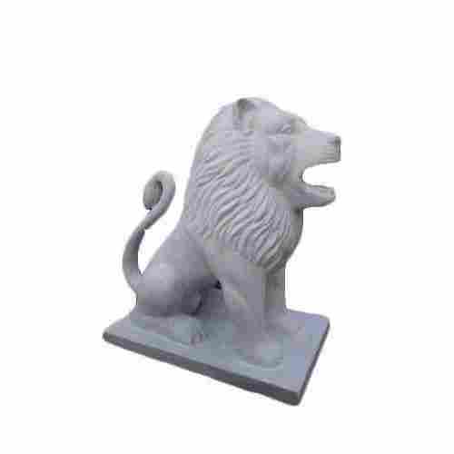 Cement Material Without Paint Lion Statue For Garden And Decorations Use