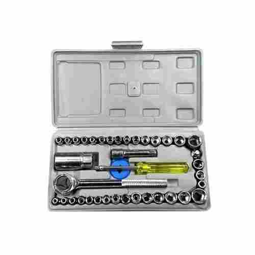 1.5 Kilogram 6 Mm Thick Stainless Steel And Plastic Body Socket Set 